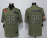 Nike Bears 39 Eddie Jackson 2019 Olive Salute To Service Limited Jersey,baseball caps,new era cap wholesale,wholesale hats